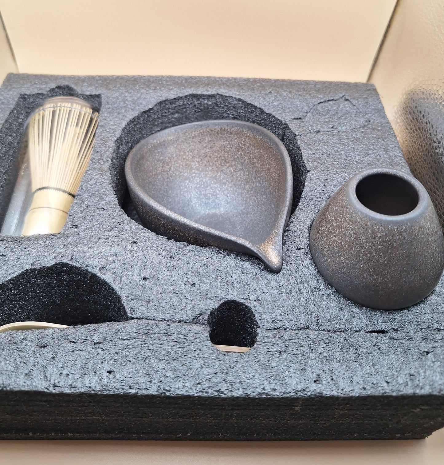 Wabi-Sabi (侘寂) 4-piece matcha tea set – Shadow bursts