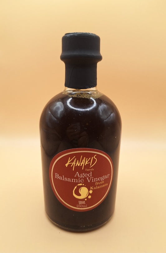 đ Vinaigre Balsamique 4 Ans dâĂge â 200 ml Vieilli en fĂ»ts de chĂȘne âą Raisins 100% grecs âą IntensitĂ© & finesse