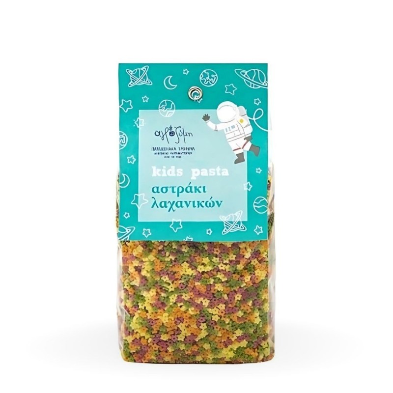 ✨ Petites étoiles multicolores “Astraki” 500g – Pâtes grecques artisanales aux légumes 🌿