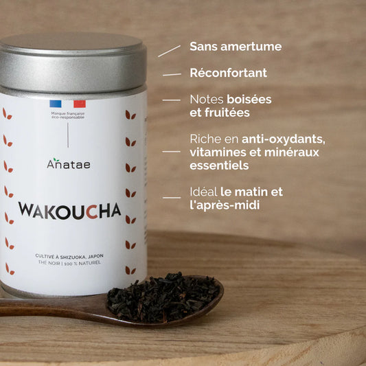 🌿 Thé Noir Japonais Wakoucha – Anatae · Le meilleur thé noir du Japon 🌸 100 % Bio