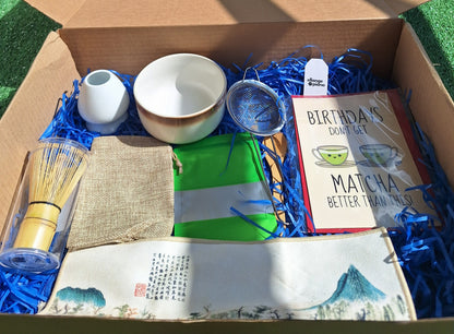 Matcha Gift Box – Rituel japonais à offrir (Anniversaire ou Love Edition au choix 💌🎂)