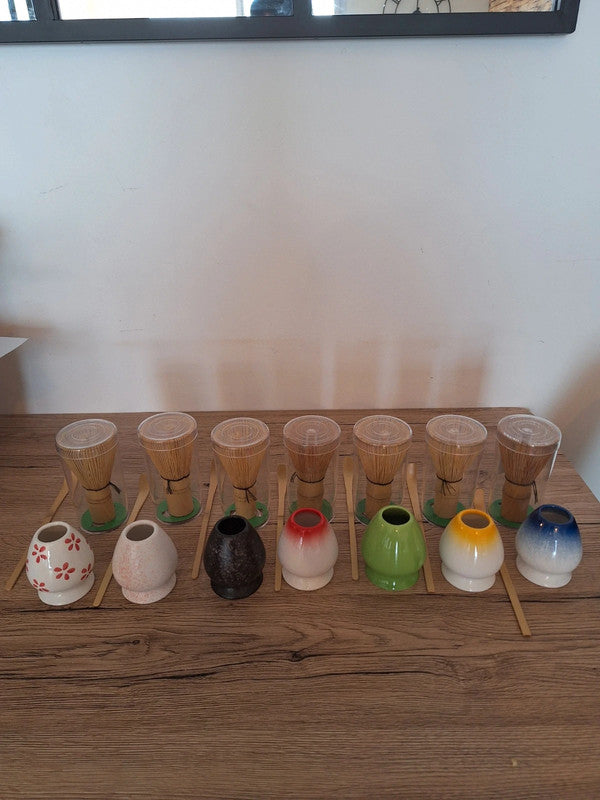 🍵Ensemble Matcha 3 pièces – Art du Thé matcha - Raffinement 🌿 couleur au choix