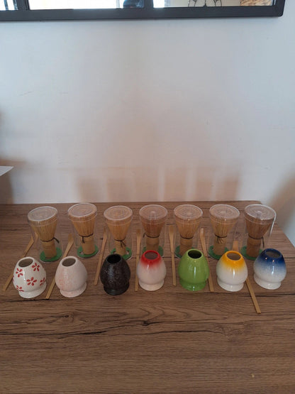 🍵Ensemble Matcha 3 pièces – Art du Thé matcha - Raffinement 🌿 couleur au choix
