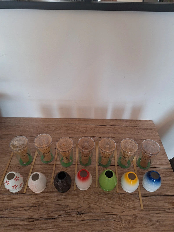🍵Ensemble Matcha 3 pièces – Art du Thé matcha - Raffinement 🌿 couleur au choix