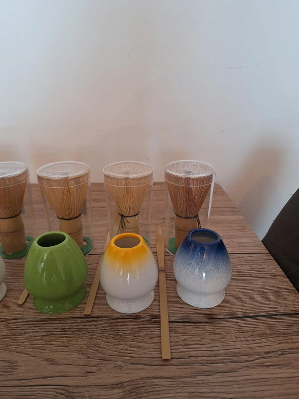 🍵Ensemble Matcha 3 pièces – Art du Thé matcha - Raffinement 🌿 couleur au choix