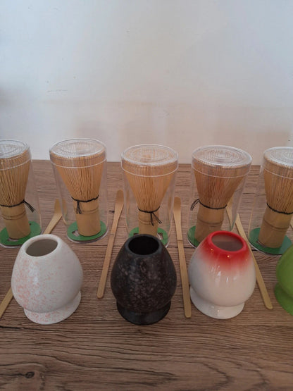 🍵Ensemble Matcha 3 pièces – Art du Thé matcha - Raffinement 🌿 couleur au choix