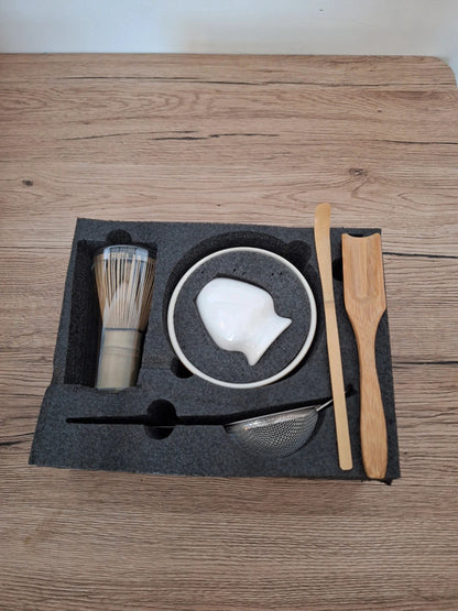 Shirokage (白影) — Coffret Cérémonial Matcha Pureté Blanche