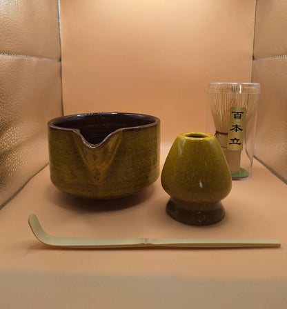 🌕🔥 Koon – 黄温 4-piece Matcha Set - Firelight