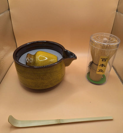 🌕🔥 Koon – 黄温 4-piece Matcha Set - Firelight