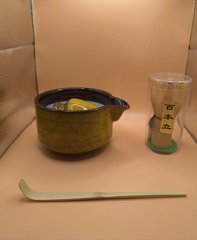 🌕🔥 Koon – 黄温 4-piece Matcha Set - Firelight