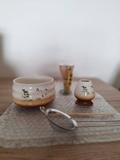 🌿Tooyama (とおやま) 5-piece Matcha Set – Japanese Mountains Edition
