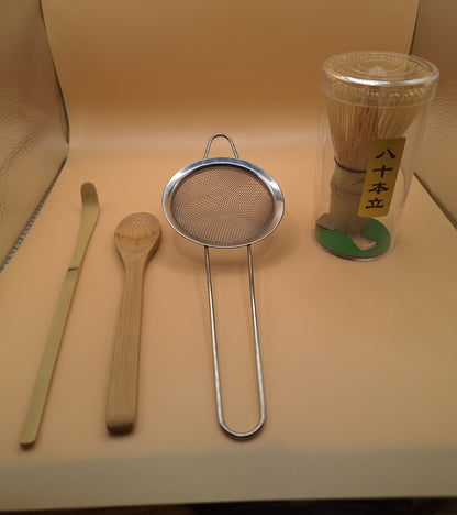 Matcha Tool Set – Natural Harmony (4 pieces)