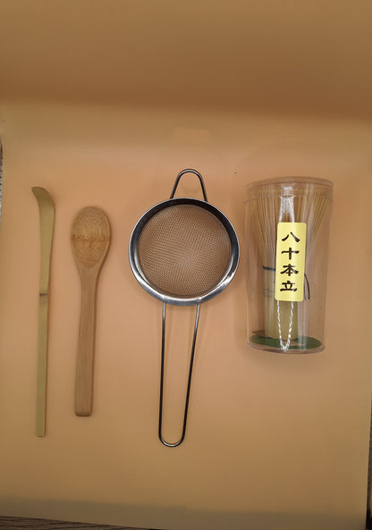Matcha Tool Set – Natural Harmony (4 pieces)