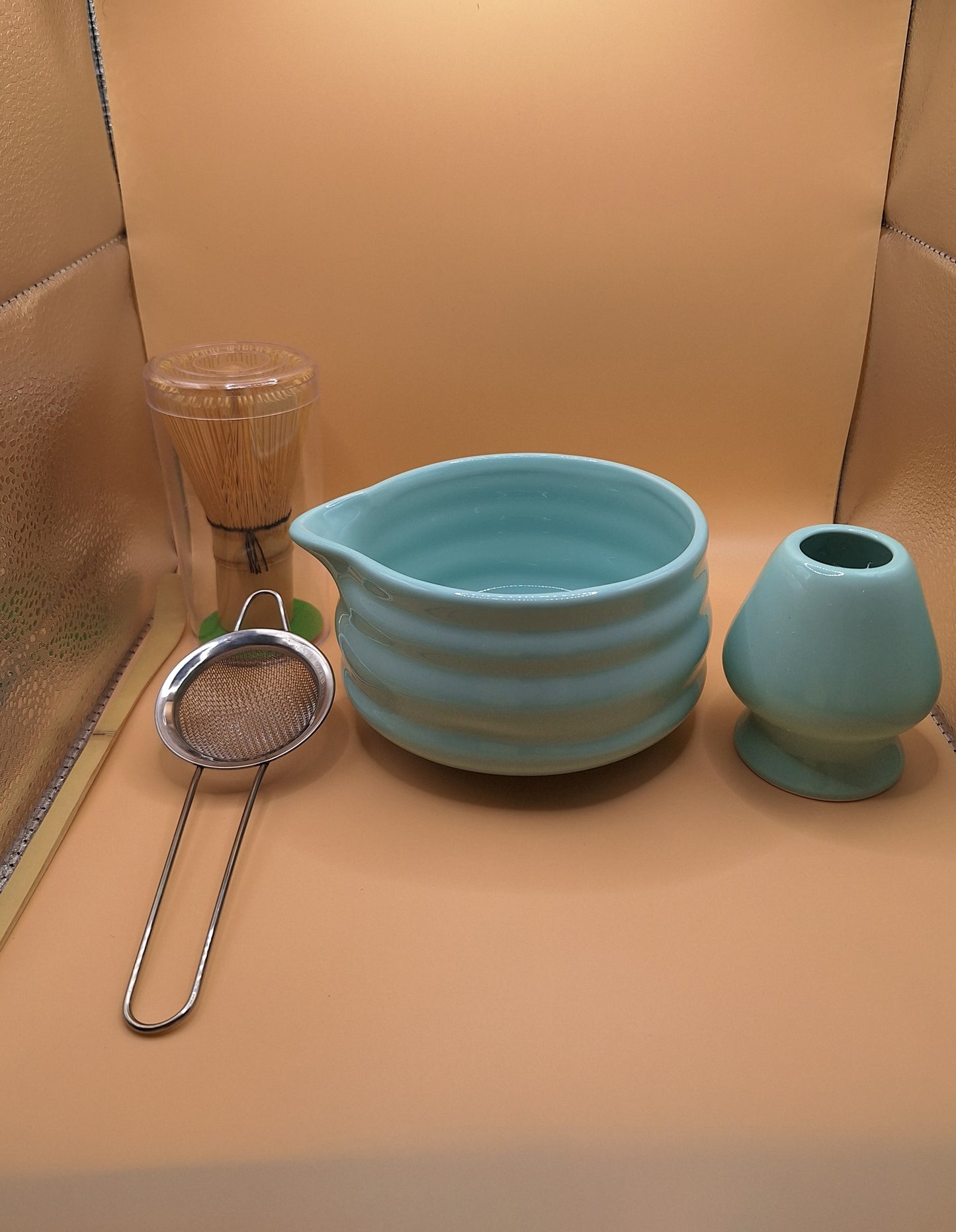 🌊💠 "Aokumo" 青雲 – L’écume céleste - Set de matcha 5 pièces