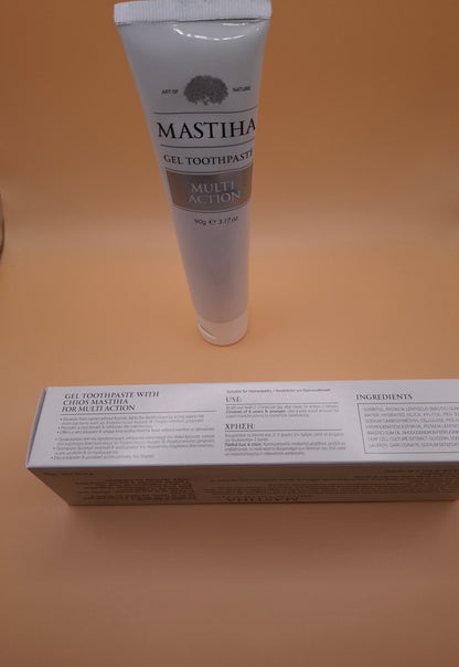 🦷✨ Dentifrice multi-action au Mastic de Chios – 90g
Sans fluor • Sans menthol • Goût naturel unique