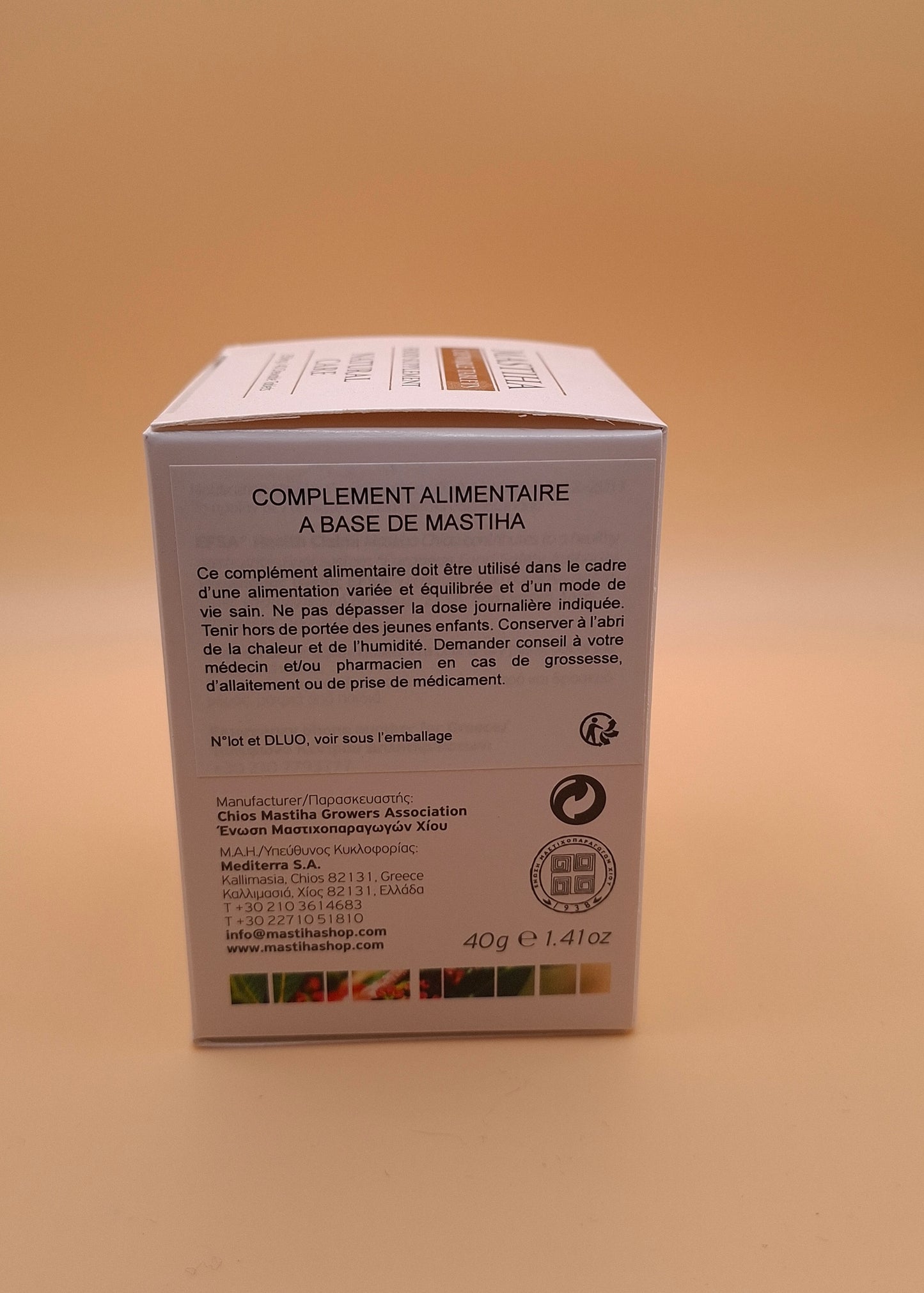 Pastilles à croquer au mastic de Chios — Confort digestif | Boîte de 40 🍃