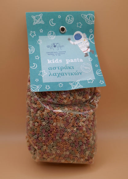 ✨ Petites étoiles multicolores “Astraki” 500g – Pâtes grecques artisanales aux légumes 🌿
