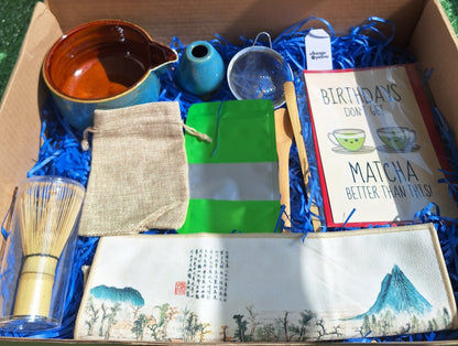 Matcha Gift Box – Rituel japonais à offrir (Anniversaire ou Love Edition au choix 💌🎂)