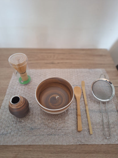 Tsukikasa (月笠) — Voile de Lune, Coffret Cérémonial Matcha