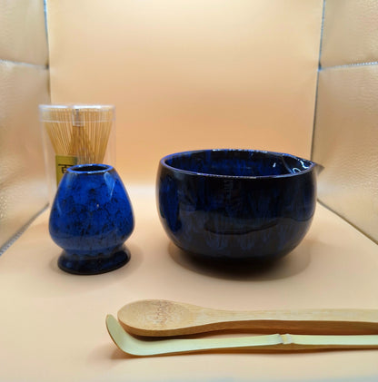 🌀 Set Matcha 6 pièces en céramique Ameiro (雨色)
