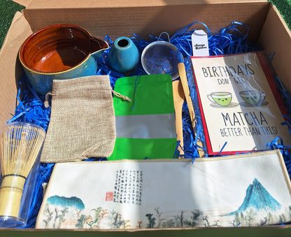 Matcha Gift Box – Rituel japonais à offrir (Anniversaire ou Love Edition au choix 💌🎂)