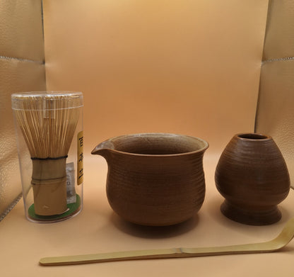 Set de matcha 4 pièces Kiiro Hikari 黄光 - Lumière dorée