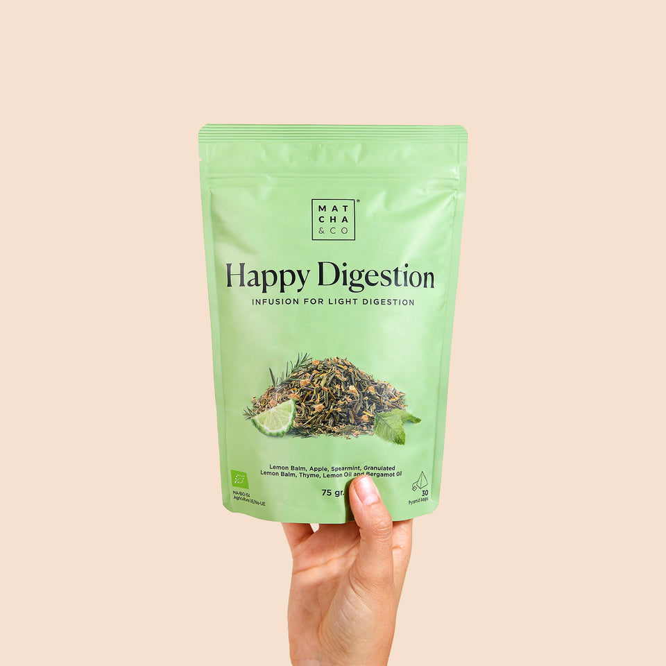 Happy Digestion – Infusion Confort Digestif – Matcha & Co - 100% Bio