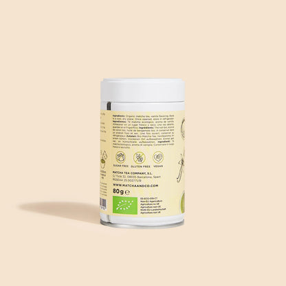 🍃 Poudre de Matcha Cérémonial Vanille Bio · Douceur & Équilibre · Matcha & Co