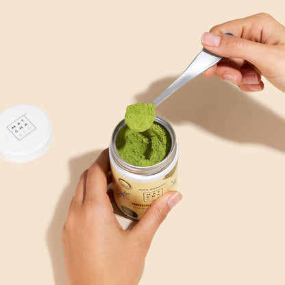 🍃 Poudre de Matcha Cérémonial Vanille Bio · Douceur & Équilibre · Matcha & Co