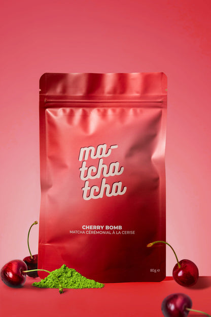🍒🍫 Coffret Édition Limitée – Matcha Cerise & Noisette Chocolat (Ma-TchaTcha) 🌰💚