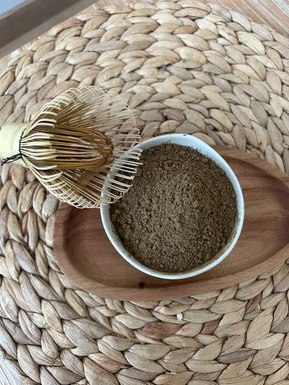 🍂✨ Kumiko Matcha – Hojicha Matcha Torréfié Bio 100 g | Douceur Grillée, Faible en Caféine & 100 % Réconfort 🍵🤎