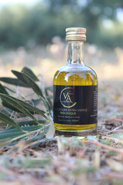 Vagio Agrofarms 🌱 Huile d’Olive Vierge Extra BIO –  50 ml •  500 ml