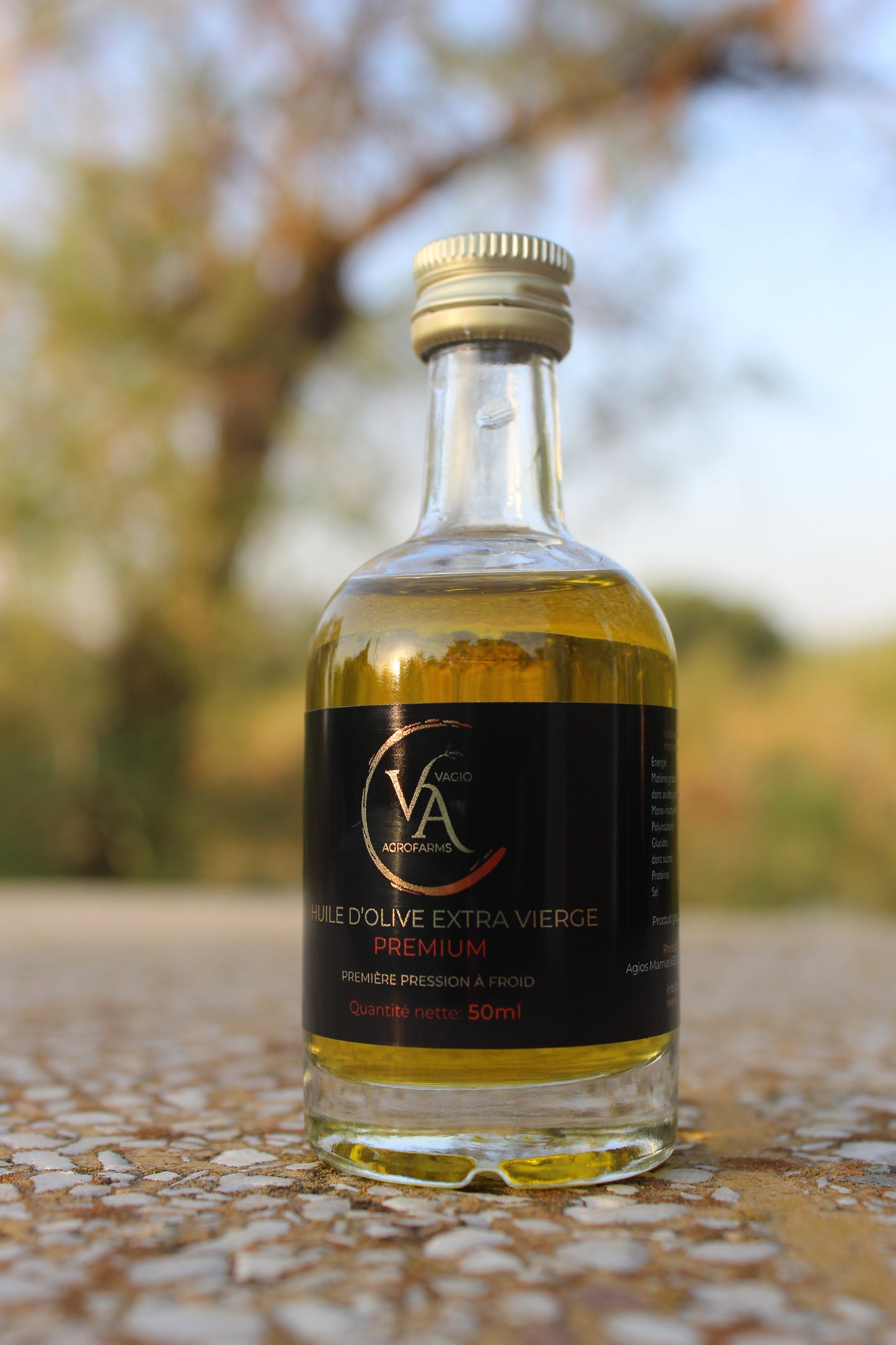 🏅 Premium Extra Virgin Olive Oil – Halkidiki Variety • 50 ml • 500 ml -