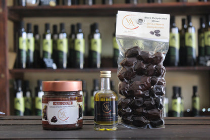 ✨  Χρυσή -Chrysi Set d'olive et d'Huile Vierge Extra Médaillé à offrir