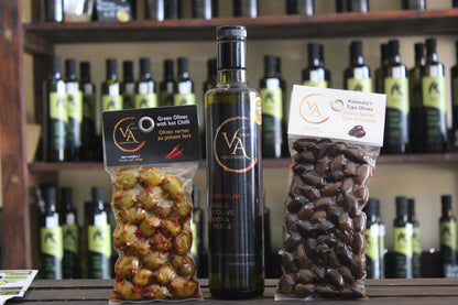 ✨  Χρυσή -Chrysi Set d'olive et d'Huile Vierge Extra Médaillé à offrir