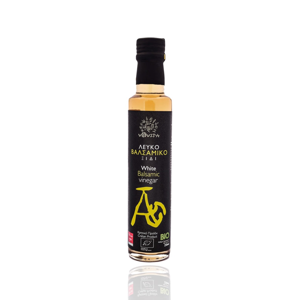 🍇 Vinaigre balsamique blanc de Crète BIO – 250 ml
