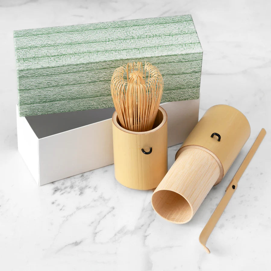 Mini set de voyage matcha en bambou – Artisanat japonais - Kumiko Matcha