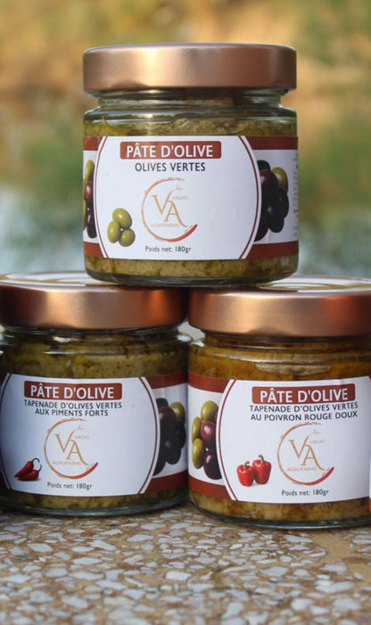 Vagio Agrofarms 🫙 Tapenades Grecques d’Olives – 5 Saveurs Artisanales de Halkidiki et Kalamata - 1 Terroir d'exception
