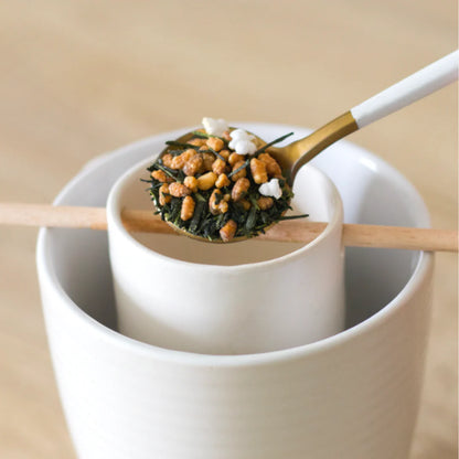 🌾 Thé Genmaicha Japonais Bio – Anatae · Le thé “pop-corn” doux & réconfortant du Japon 🍃 90g
