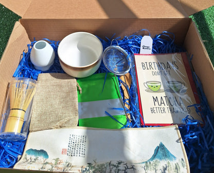 Matcha Gift Box – Rituel japonais à offrir (Anniversaire ou Love Edition au choix 💌🎂)