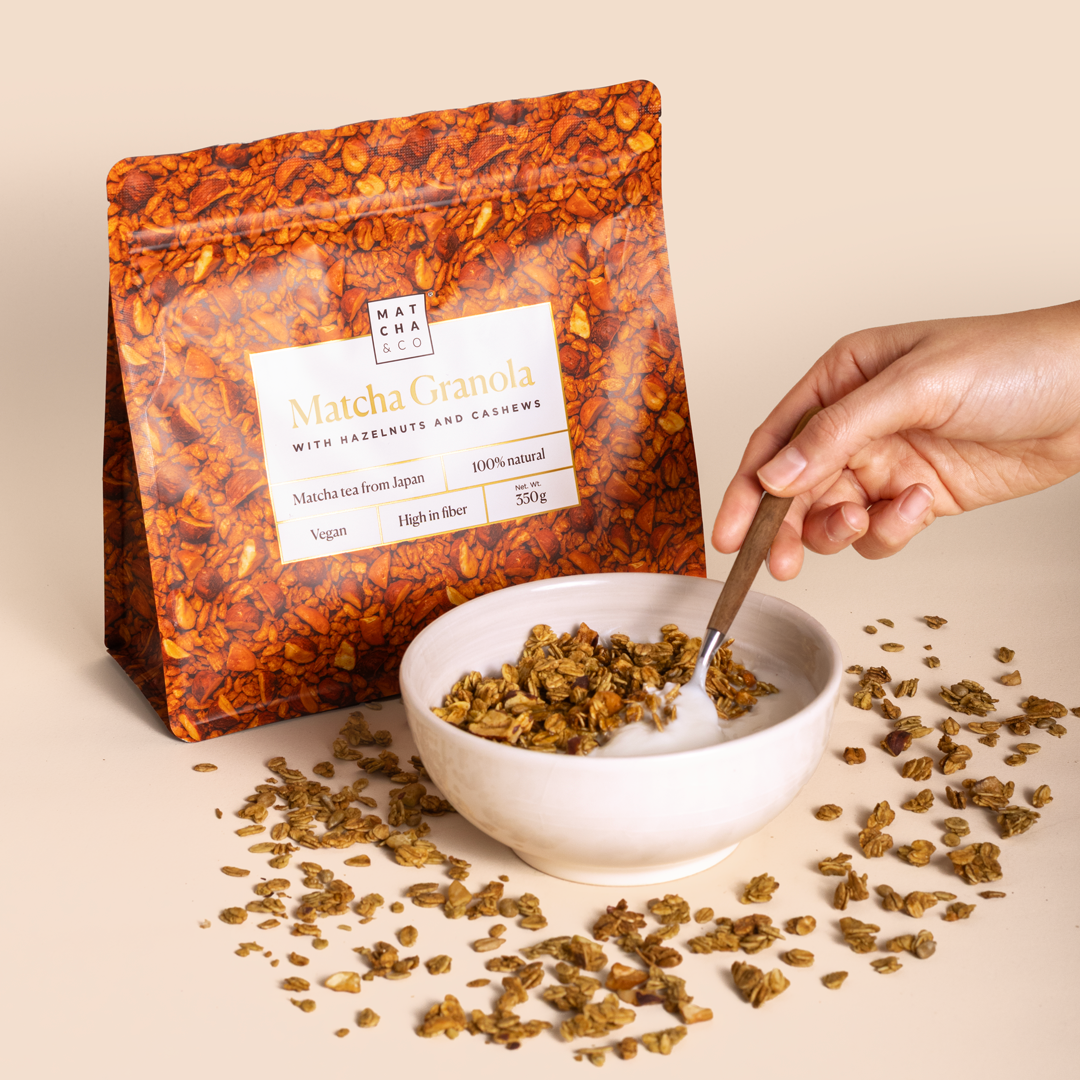 Granola Matcha – 350 g - Vegan 🌱 Matcha & Co