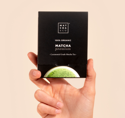 🍵 Matcha Cérémonial Premium To Go – 18 dosettes nomades | Matcha & Co - 100% Bio