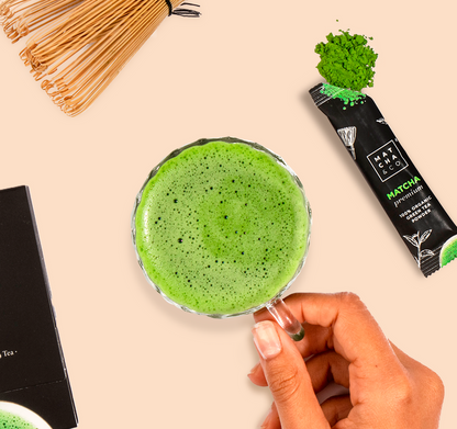 🍵 Matcha Cérémonial Premium To Go – 18 dosettes nomades | Matcha & Co - 100% Bio