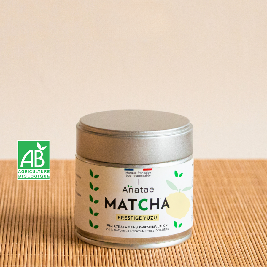 🌿✨ Thé matcha Prestige Yuzu 100% Bio – Origine Kagoshima , (Japon )  Anatae