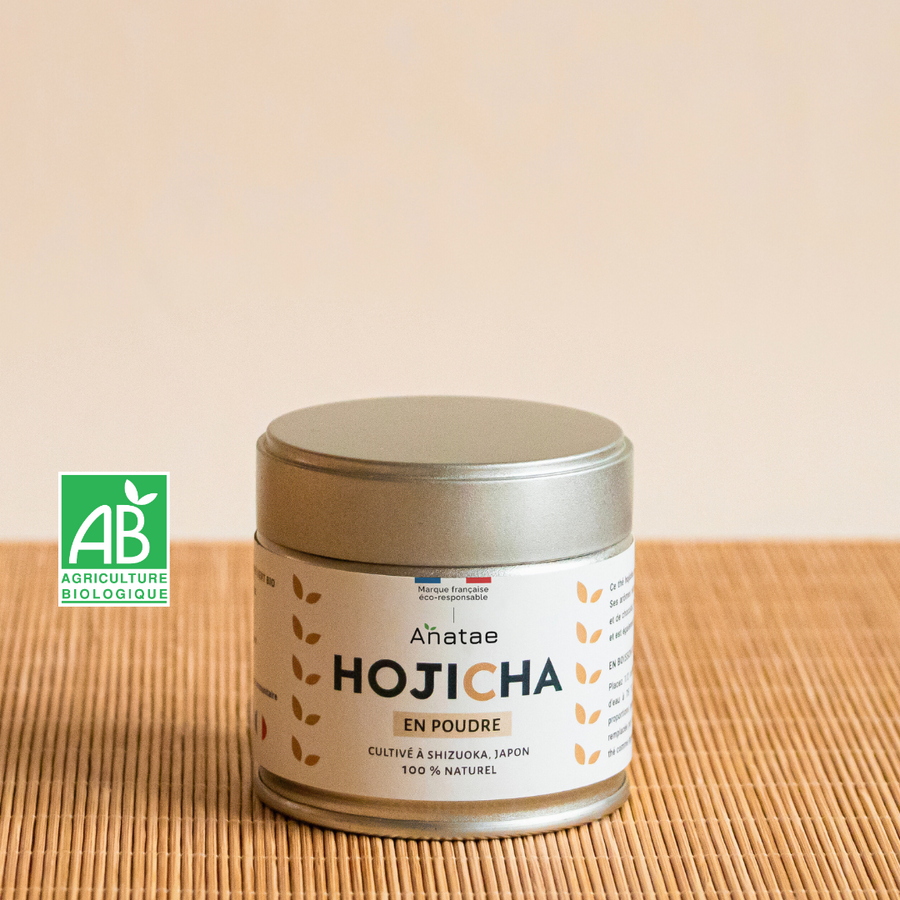 🌱 Hojicha Bio Anatae – Thé Japonais Torréfié