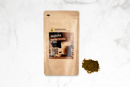 🍂✨ Kumiko Matcha – Hojicha Matcha Torréfié Bio 100 g | Douceur Grillée, Faible en Caféine & 100 % Réconfort 🍵🤎